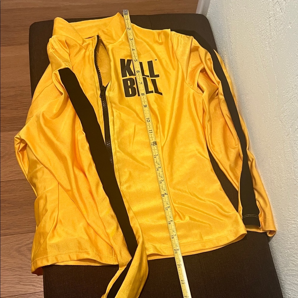 #1659** Yellow "Kill Bill" Track Suit Jacket and Pants - Picture 5 of 13